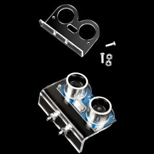Acrylic Mounting Bracket for HC-SR04 Ultrasonic Sensor (Pack of 10)