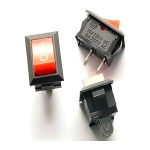 KCD1-101 Rocker Switch 2-Pin 6A 250V (Pack of 10)